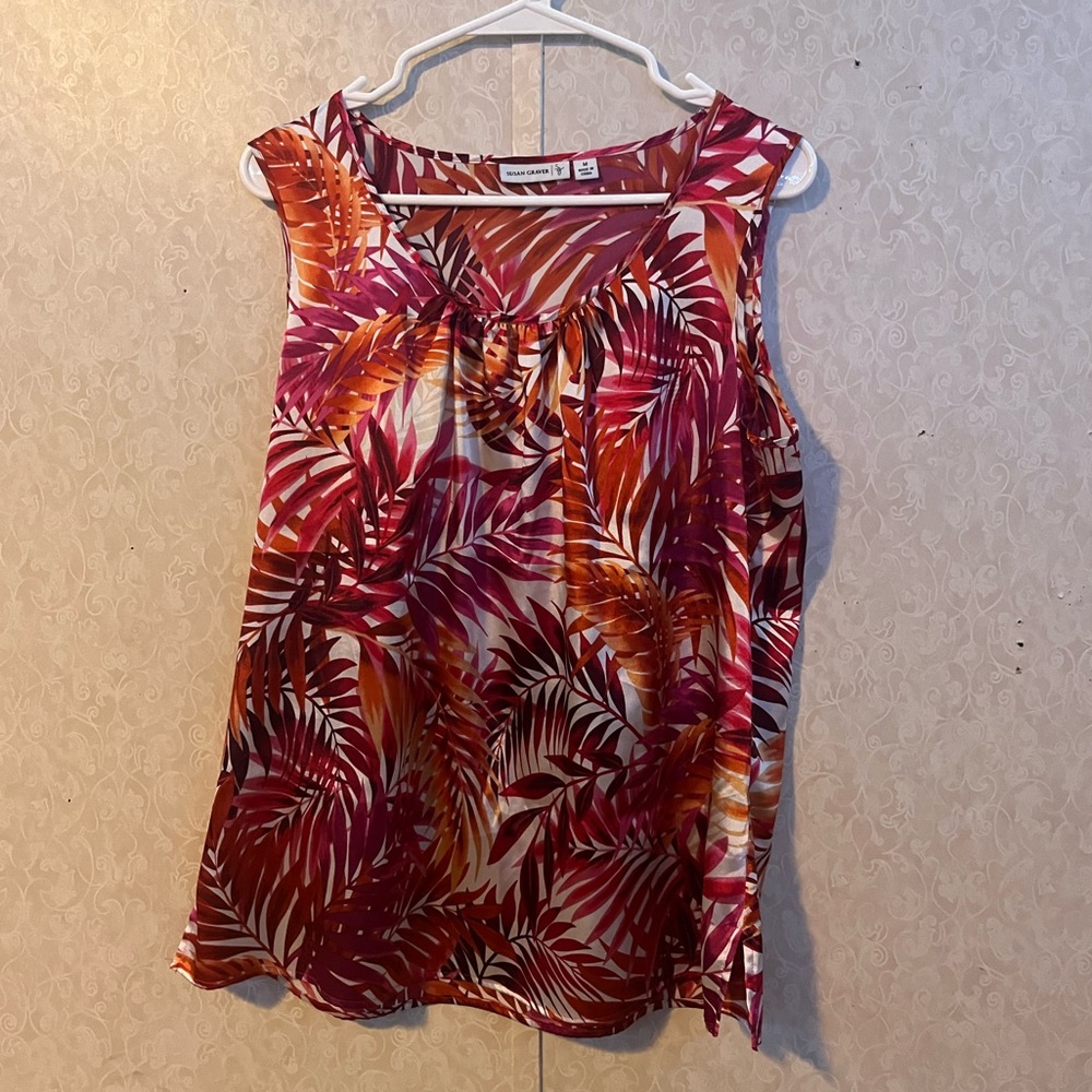 Floral tank top